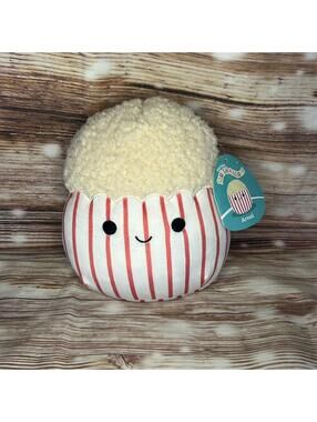 Arnel the Popcorn bucket Squishmallow NWT 8”
